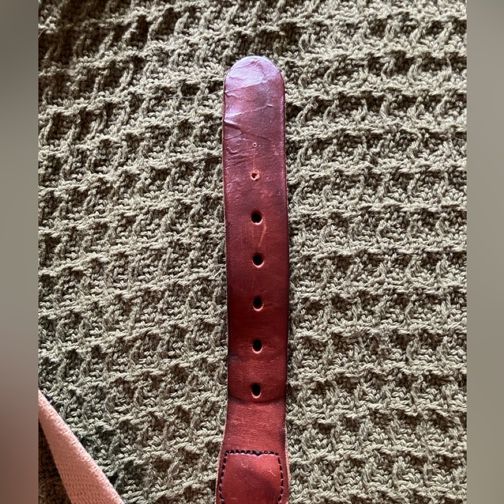 Leather Man LTD Skull and Bones belt - Picture 5 of 5